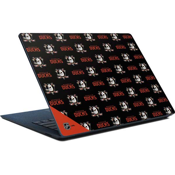 NHL Anaheim Ducks Pattern Surface Laptop Skin
