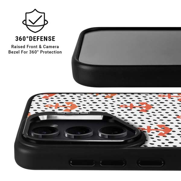 Bouffants and Broken Hearts Anchors and Dots Galaxy S26 Plus Kickstand Case