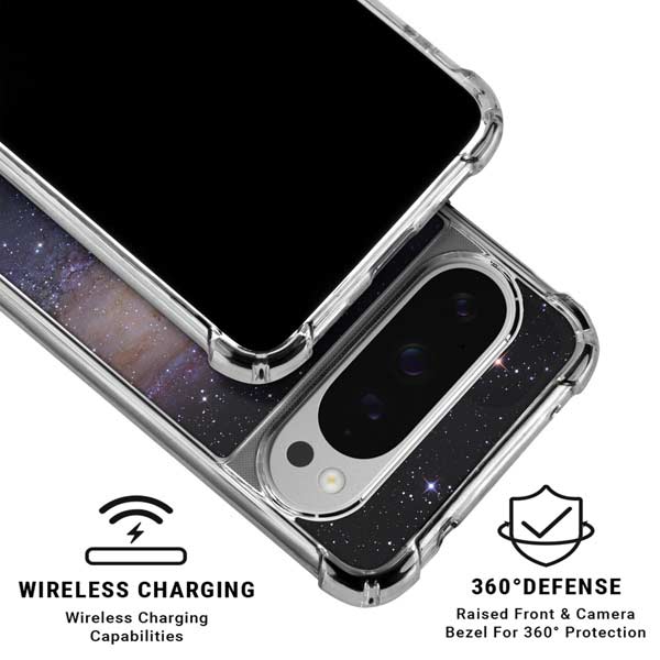 Andromeda Galaxy Google Pixel 10 Pro XL Clear Case