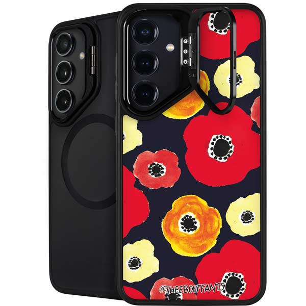 Bouffants and Broken Hearts Anemone Flower Galaxy S26 Kickstand Case