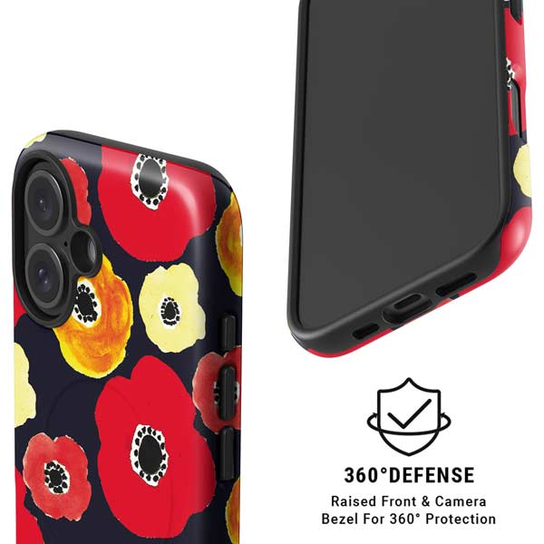 Bouffants and Broken Hearts Anemone Flower iPhone 16 Plus Magsafe Impact Case