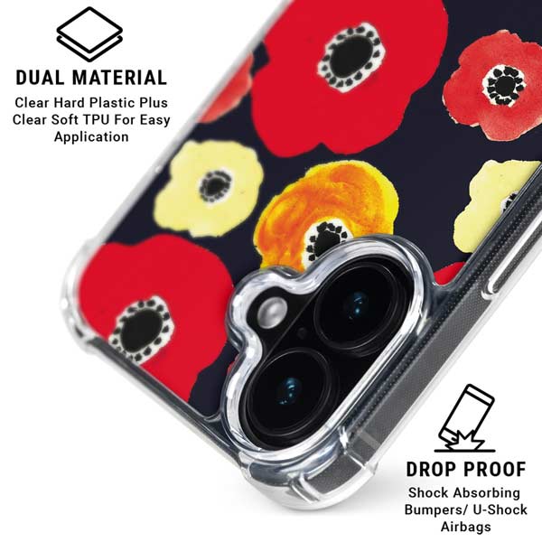 Bouffants and Broken Hearts Anemone Flower iPhone 17 MagSafe Case