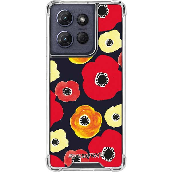 Bouffants and Broken Hearts Anemone Flower Moto G 5G (2025) Clear Case