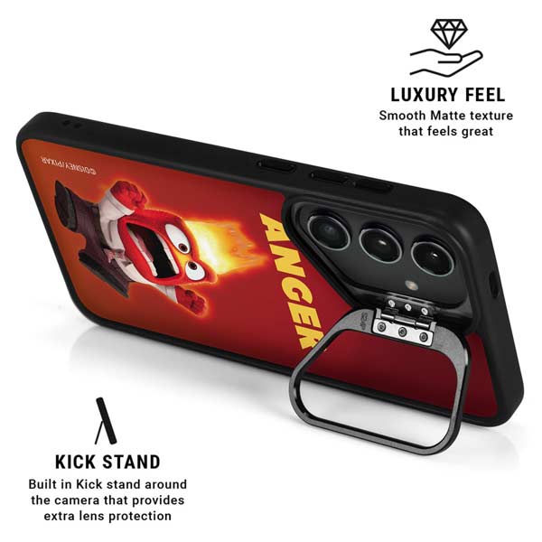 Disney Inside Out Anger Portrait Galaxy S26 Ultra Kickstand Case
