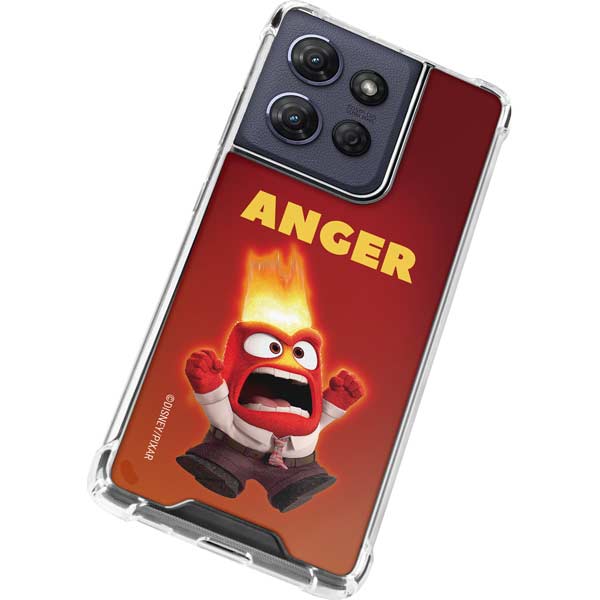Disney Inside Out Anger Portrait Moto G Power 5G (2025) Clear Case