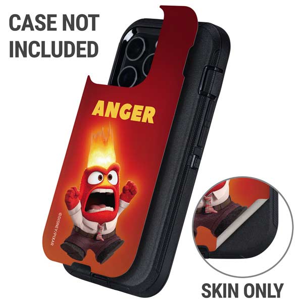 Disney Inside Out Anger Portrait Otterbox Defender iPhone Skin
