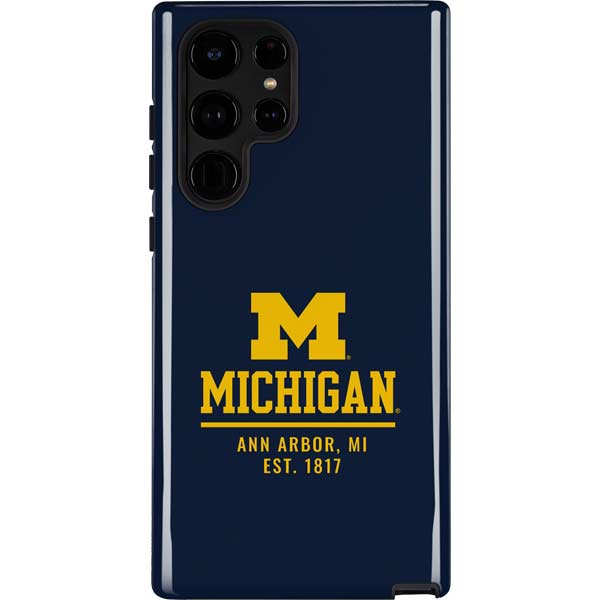University of Michigan Ann Arbor Est 1817 Galaxy Cases