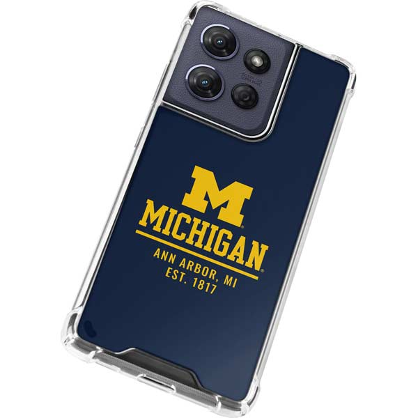 University of Michigan Ann Arbor Est 1817 Moto G Power 5G (2025) Clear Case