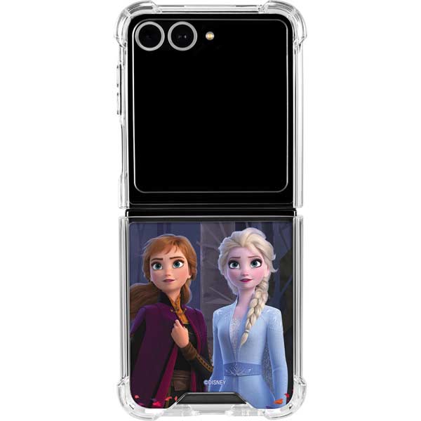 Disney Frozen II Anna and Elsa Galaxy Z Flip7 Clear Case