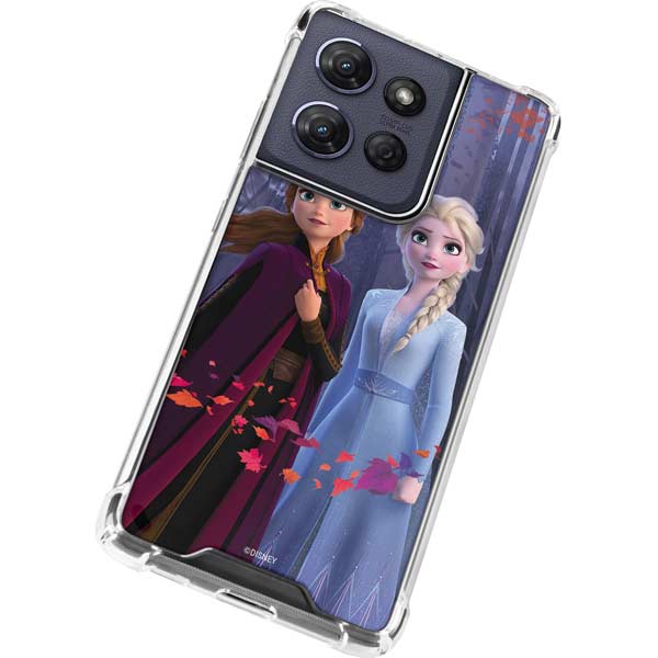 Disney Frozen II Anna and Elsa Moto G 5G (2025) Clear Case