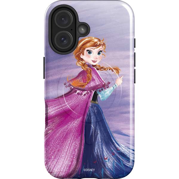 Disney Frozen Anna Sketch Art iPhone 16 Magsafe Impact Case