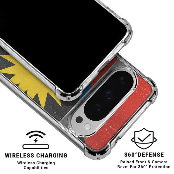 Antigua and Barbuda Flag Distressed Google Pixel 10 Pro XL Clear Case