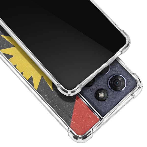 Antigua and Barbuda Flag Distressed Moto G 5G (2025) Clear Case