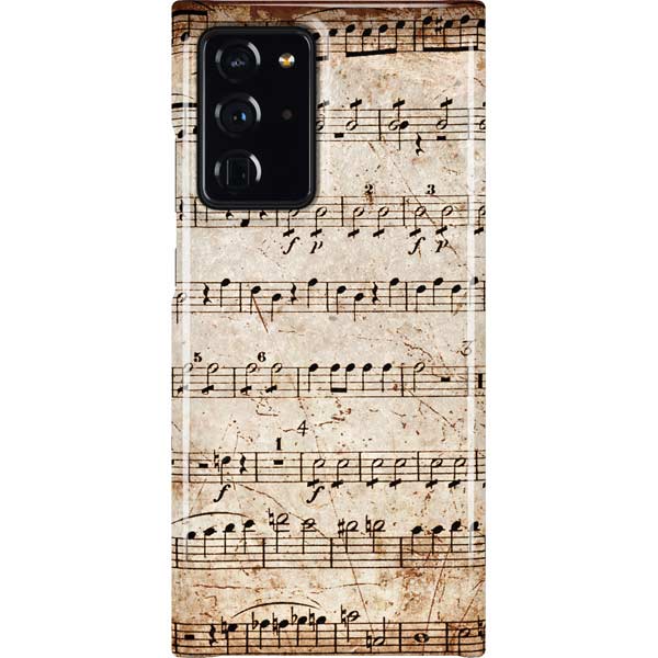 Antique Notes Galaxy Cases