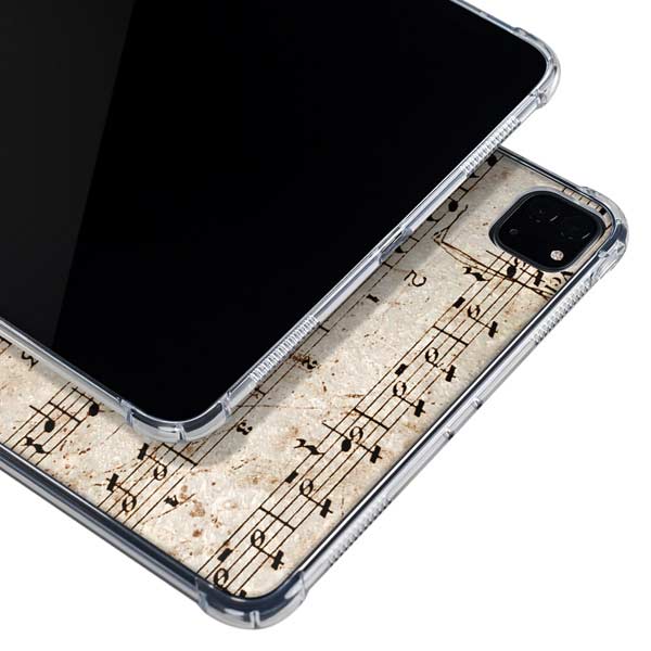 Antique Notes iPad Pro 11in (2024) Clear Case