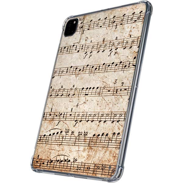 Antique Notes iPad Pro 11in (2024) Clear Case