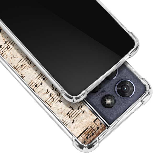 Antique Notes Moto G Play 5G (2025) Clear Case