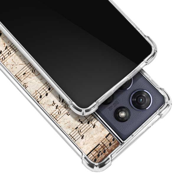 Antique Notes Moto G Power 5G (2025) Clear Case