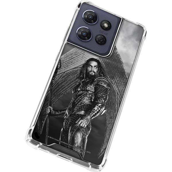 The Justice League (2017) Aquaman Poster Moto G 5G (2025) Clear Case