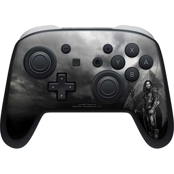 The Justice League (2017) Aquaman Poster Nintendo Switch 2 (2025) Pro Controller Skin