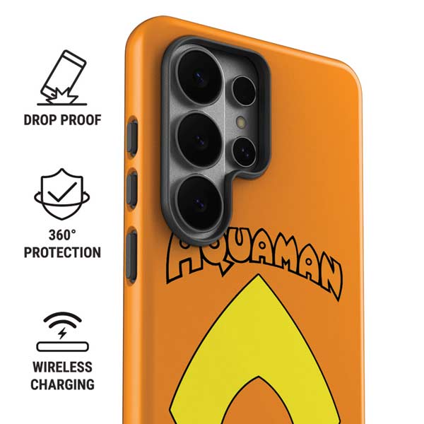 DC Comics Aquaman Classic Logo Galaxy S26 Ultra Impact Case