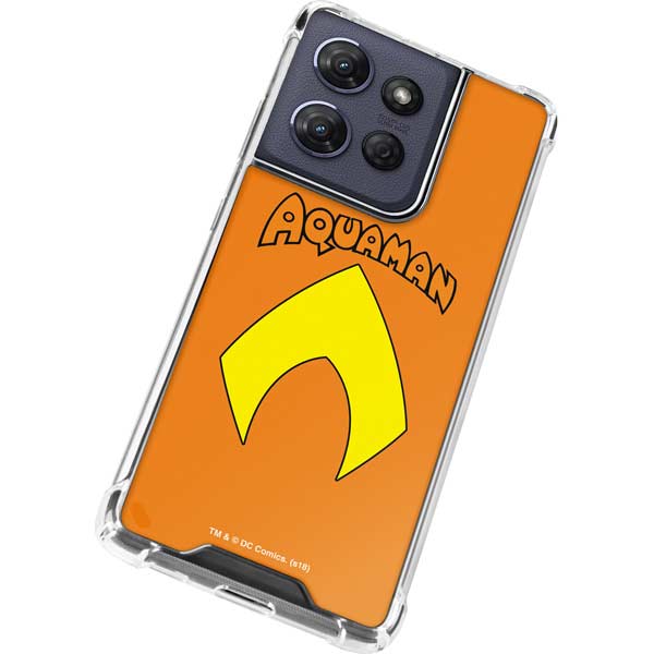 DC Comics Aquaman Classic Logo Moto G 5G (2025) Clear Case