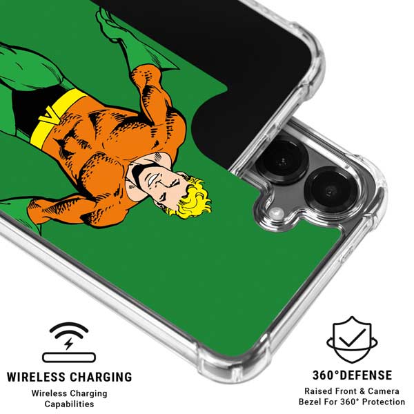 DC Comics Aquaman Classic Art Pose Galaxy S26 Clear Case