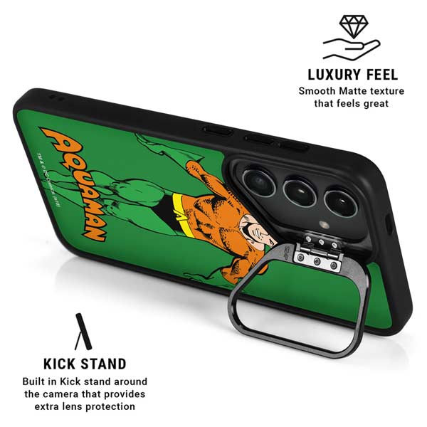DC Comics Aquaman Classic Art Pose Galaxy S26 Plus Kickstand Case