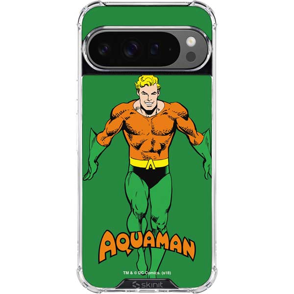 DC Comics Aquaman Classic Art Pose Google Pixel 10 Pro XL Clear Case