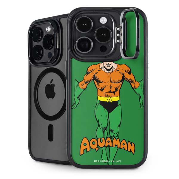 DC Comics Aquaman Classic Art Pose iPhone 14 Pro Kickstand Case
