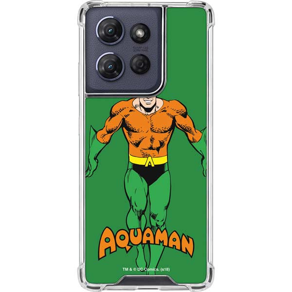 DC Comics Aquaman Classic Art Pose Moto G 5G (2025) Clear Case