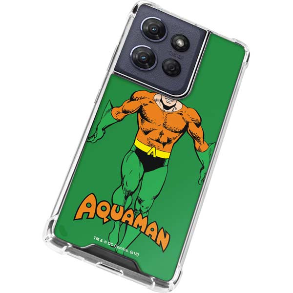DC Comics Aquaman Classic Art Pose Moto G 5G (2025) Clear Case