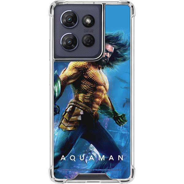 DC Comics Aquaman Movie Arthur Curry Poster Moto G Play 5G (2025) Clear Case