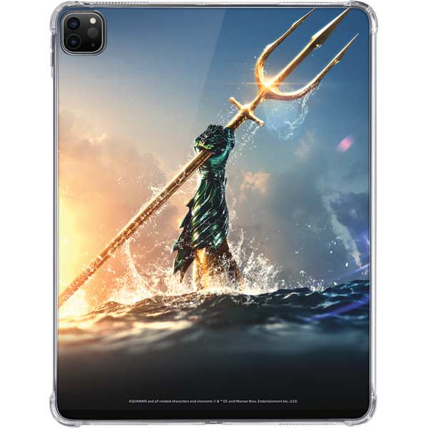 DC Comics Aquaman Movie Poster Trident iPad Pro 11in (2024) Clear Case