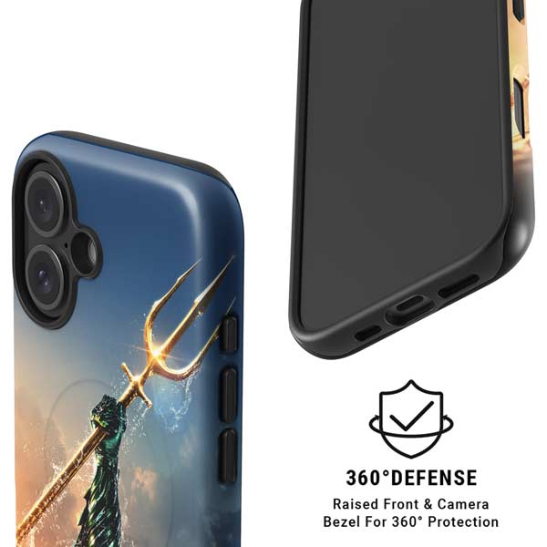 DC Comics Aquaman Movie Poster Trident iPhone 16 Plus Magsafe Impact Case