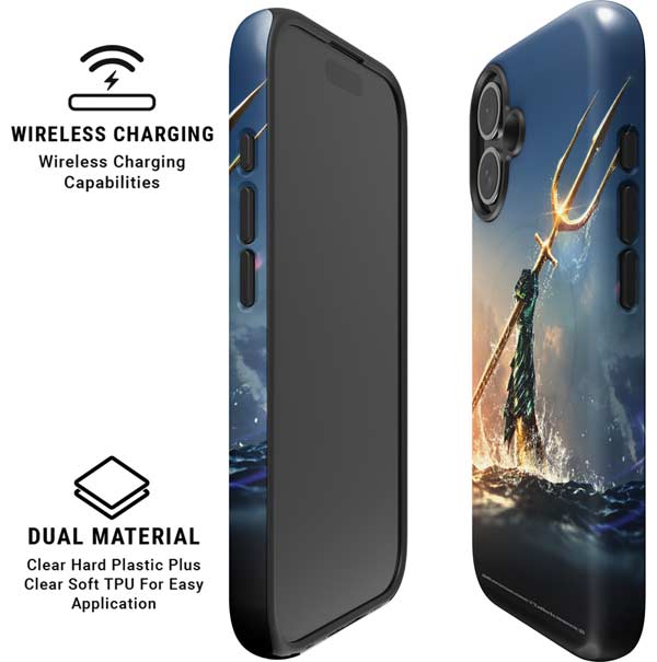 DC Comics Aquaman Movie Poster Trident iPhone 16 Plus Magsafe Impact Case
