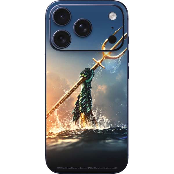DC Comics Aquaman Movie Poster Trident iPhone 17 Pro Skin