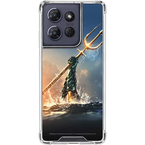 DC Comics Aquaman Movie Poster Trident Moto G 5G (2025) Clear Case