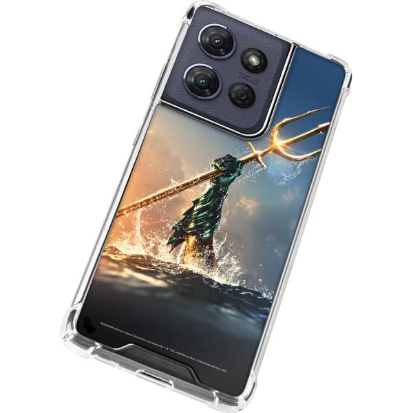 DC Comics Aquaman Movie Poster Trident Moto G 5G (2025) Clear Case