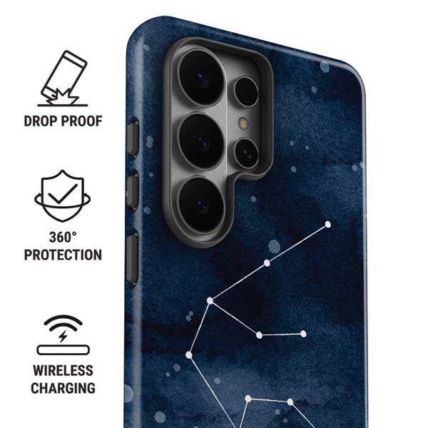 Aquarius Constellation Galaxy S26 Ultra Impact Case