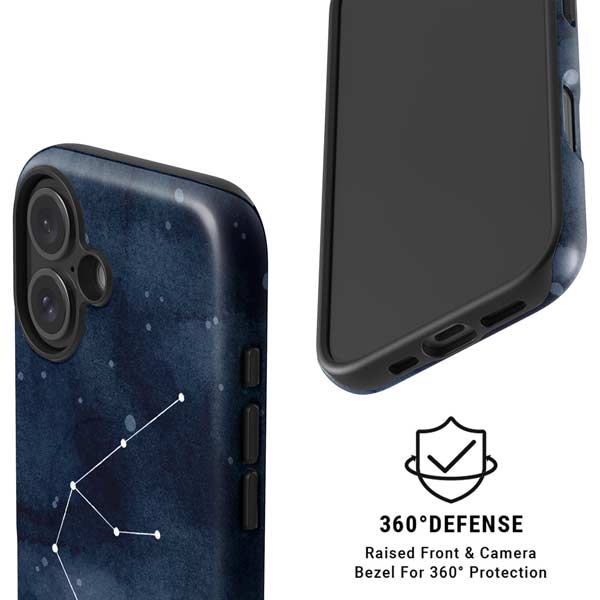 Aquarius Constellation iPhone 16 Magsafe Impact Case
