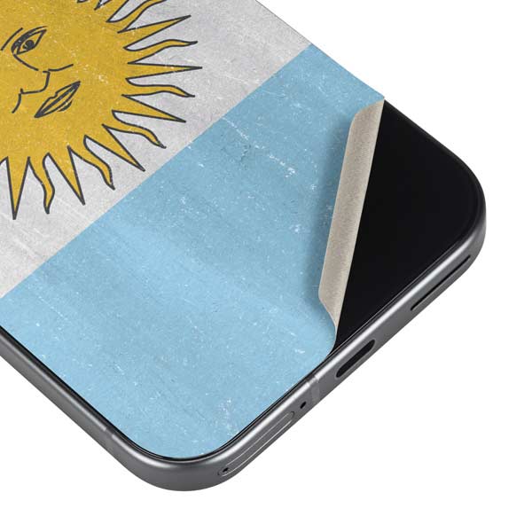 Argentina Flag Distressed Google Pixel 10 Pro XL Skin