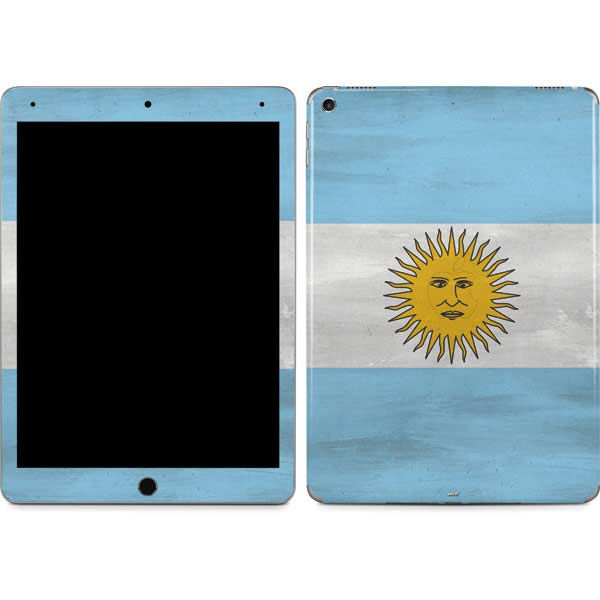 Argentina Flag Distressed iPad Skins