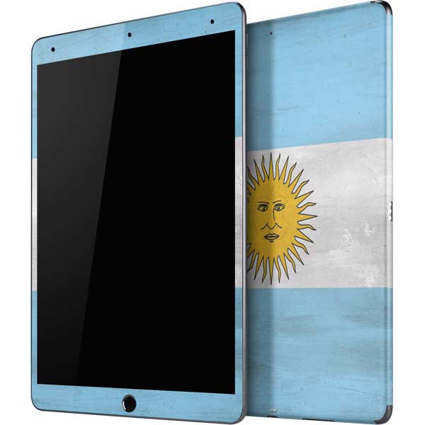 Argentina Flag Distressed iPad Skins
