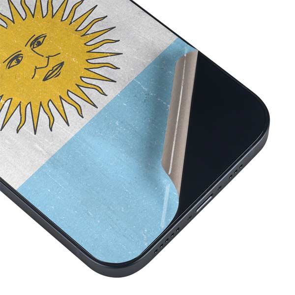Argentina Flag Distressed iPhone Skins