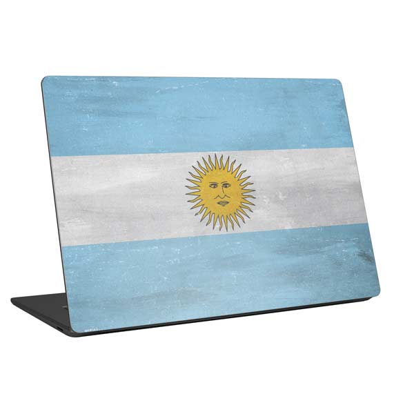 Argentina Flag Distressed Laptop Skins