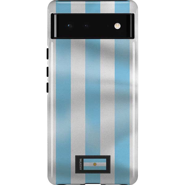 Argentina Soccer Flag Pixel Cases