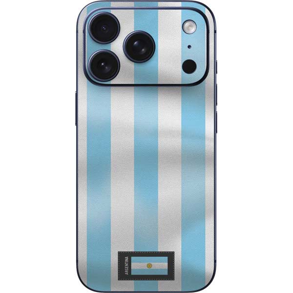Argentina Soccer Flag iPhone 17 Pro Skin