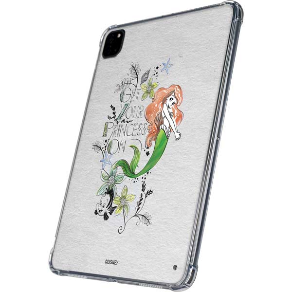 Disney The Little Mermaid Ariel and Flounder Art iPad Pro 11in (2024) Clear Case