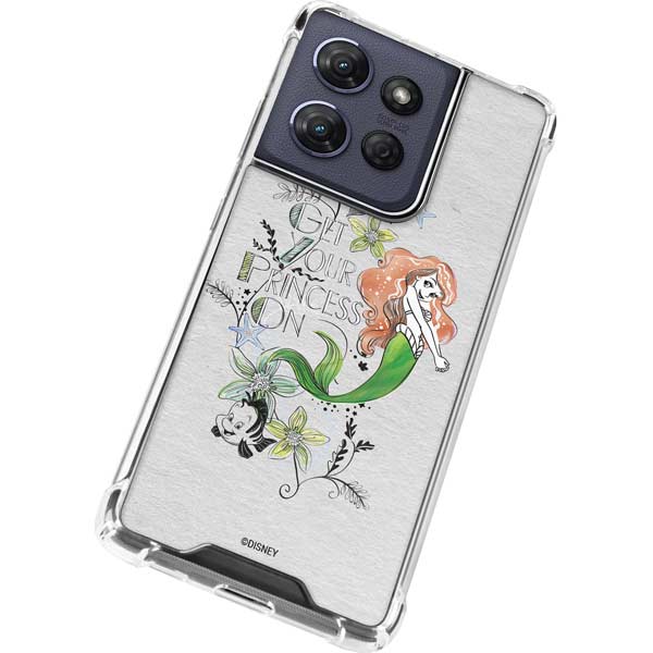 Disney The Little Mermaid Ariel and Flounder Art Moto G 5G (2025) Clear Case
